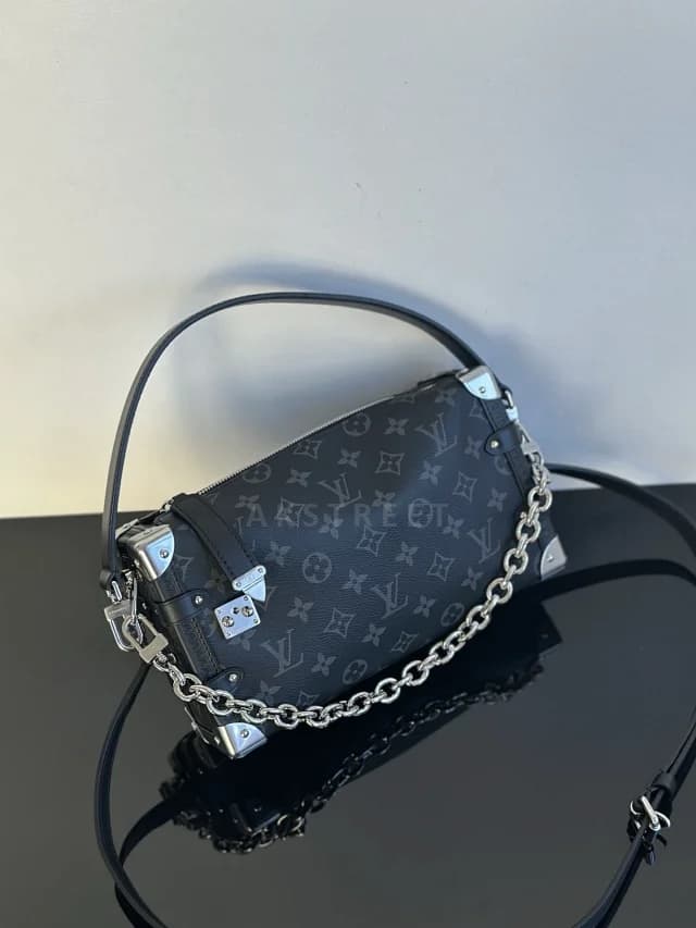 LV Louis Vuitton SIDE TRUNK EAST WEST Silver-tone Hardware…