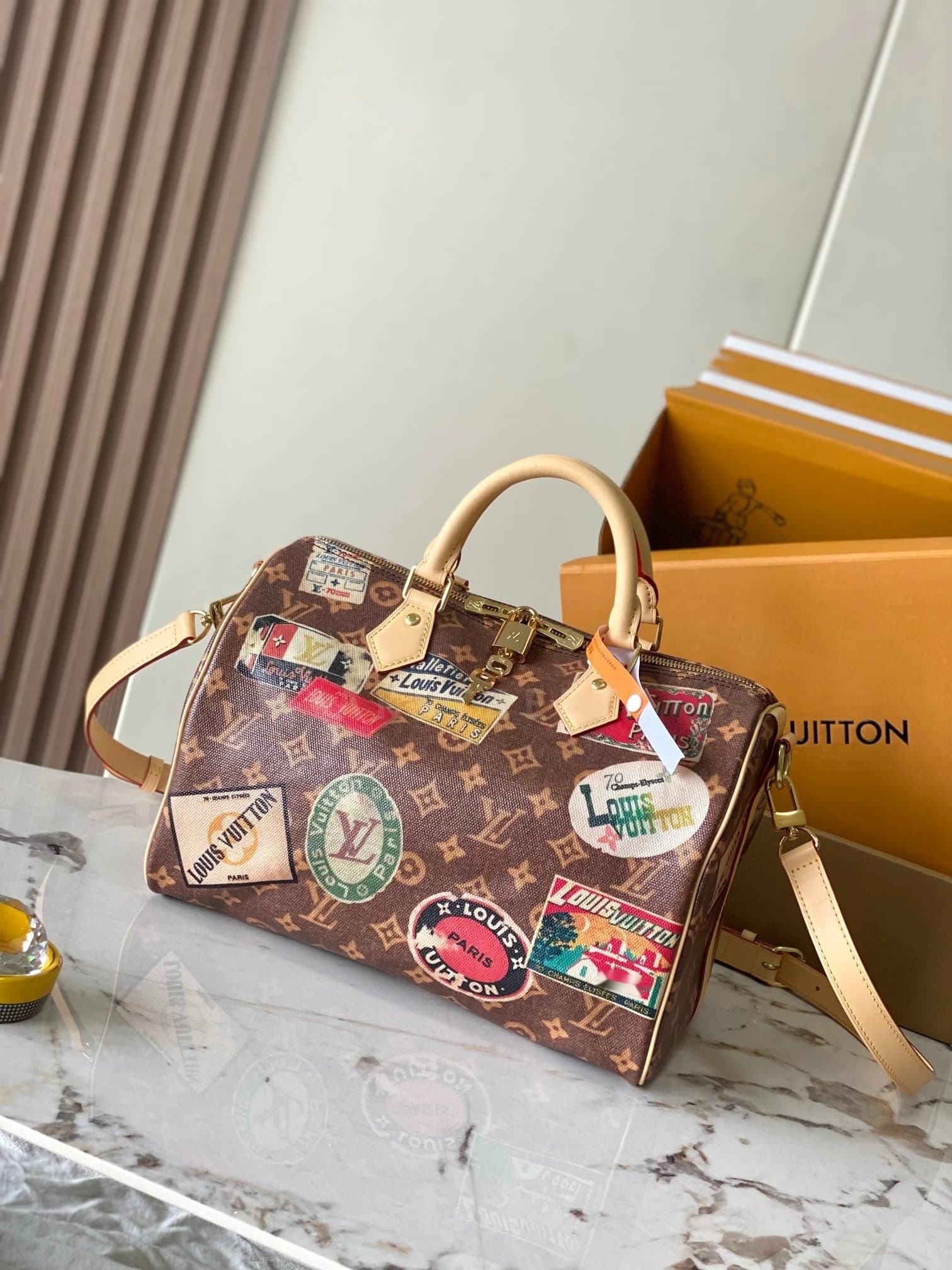 LV Louis Vuitton Vintage Icon Monogram Coated Canvas…